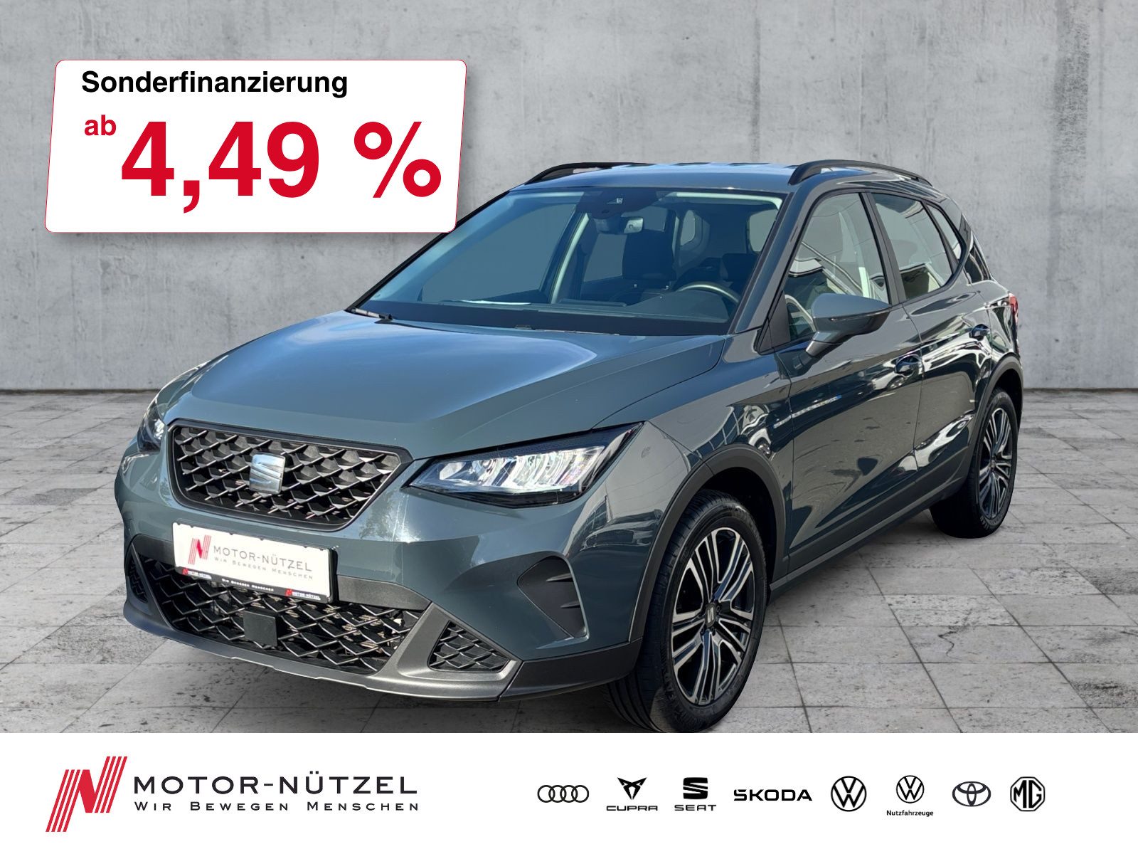 SEAT Arona 1.0 TSI STYLE LED+NAV+APP+SHZ+PDC+VC