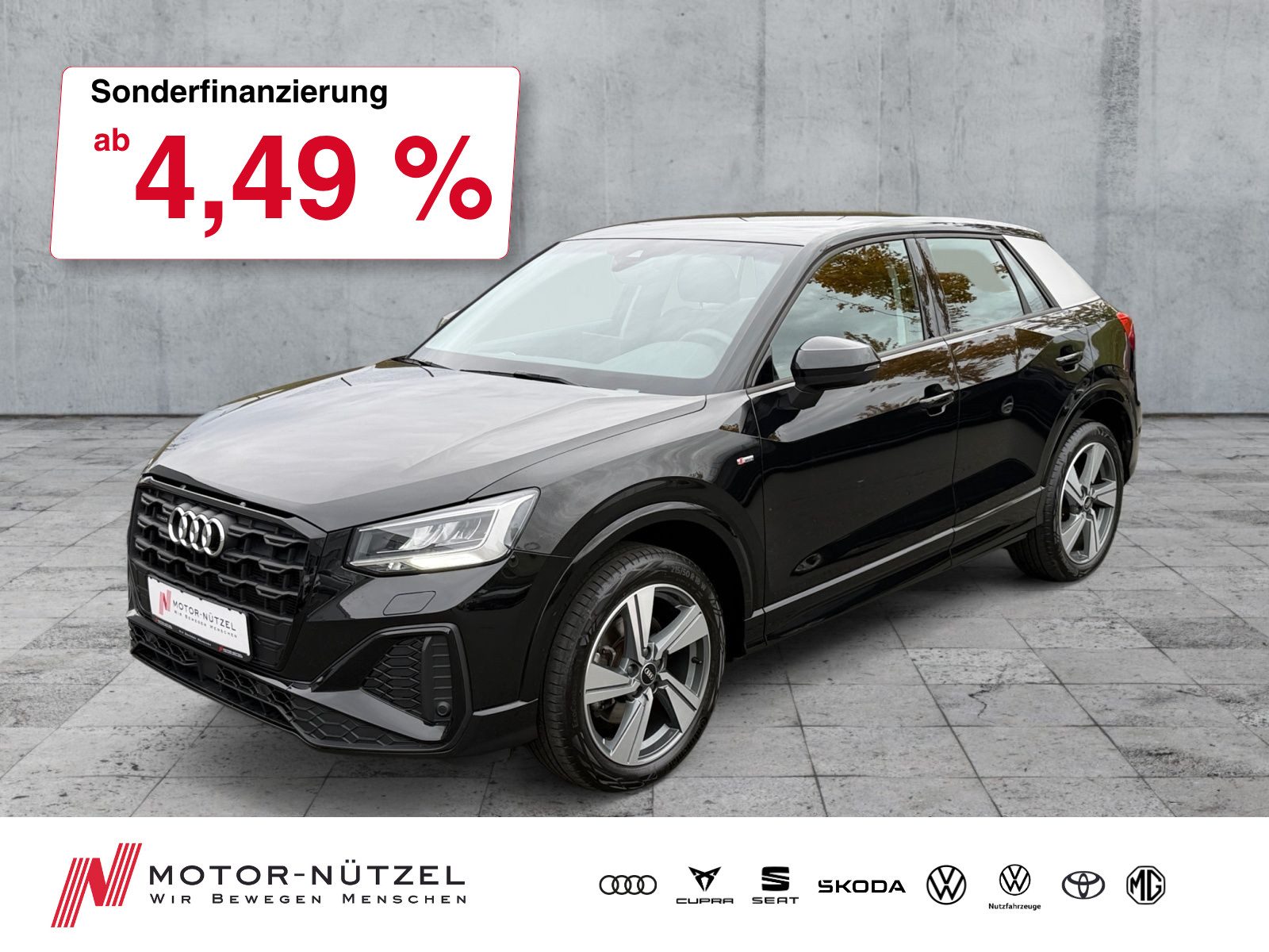 AUDI Q2 40 TFSI QU S-TR S-LINE LED+NAVI+RFK+ACC+18"LM