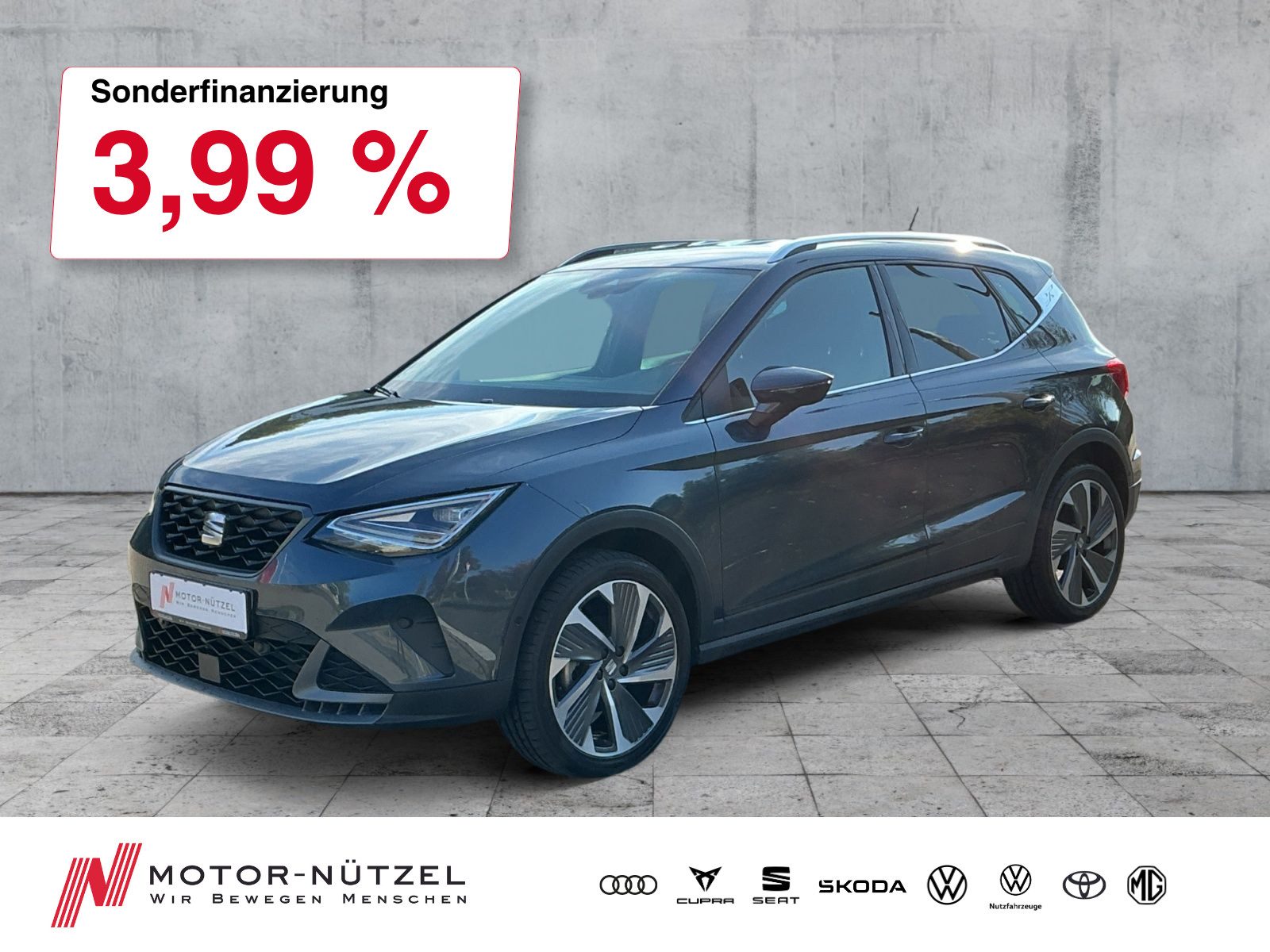 SEAT Arona FR 1.5 TSI DSG LED+NAVI+RFK+ACC+SHZ+18"LM