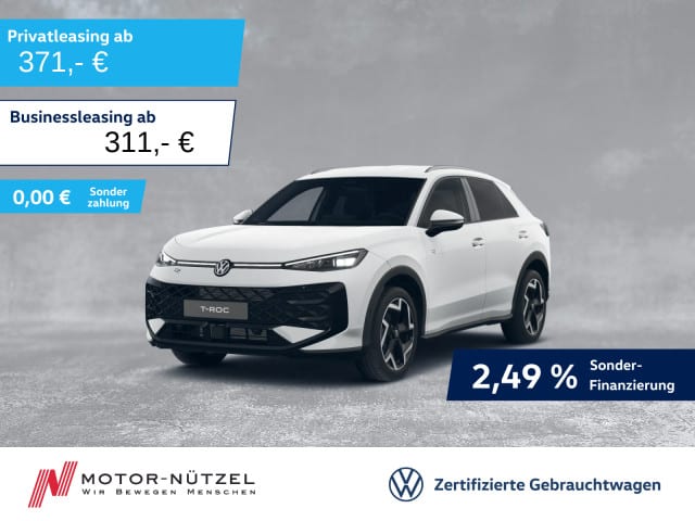 VW T-Roc 1.5 eTSI DSG R-LINE MATRIX+NAVI+AHK+ACC+18