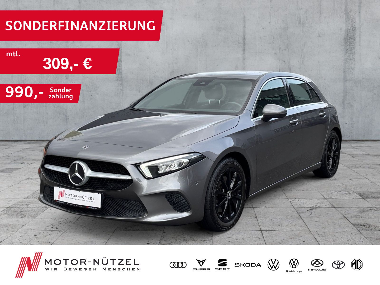 MERCEDES-BENZ A 220 PROGRESSIVE 4Matic LED+NAV+PDC+SHZ+DAB+GRA