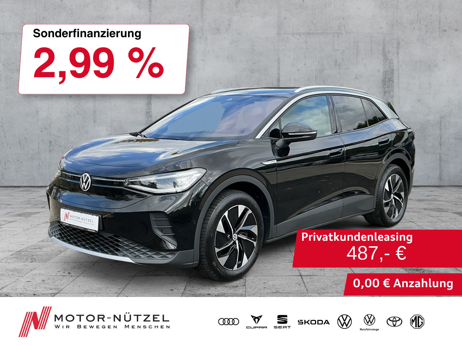 VW ID.4 PRO PERFORMANCE 150KW LED+NAVI+SHZ+AHK+WäPu