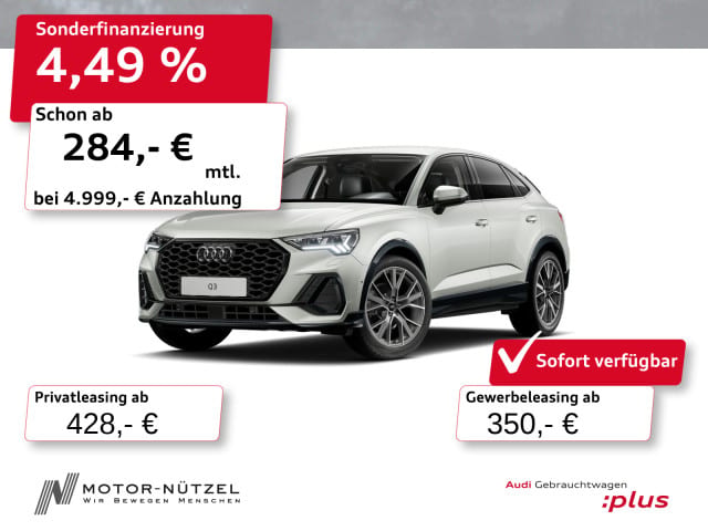 AUDI Q3 Sportback TFSI 110kW S-TR MATRIX+NAVI+RFK+AHK
