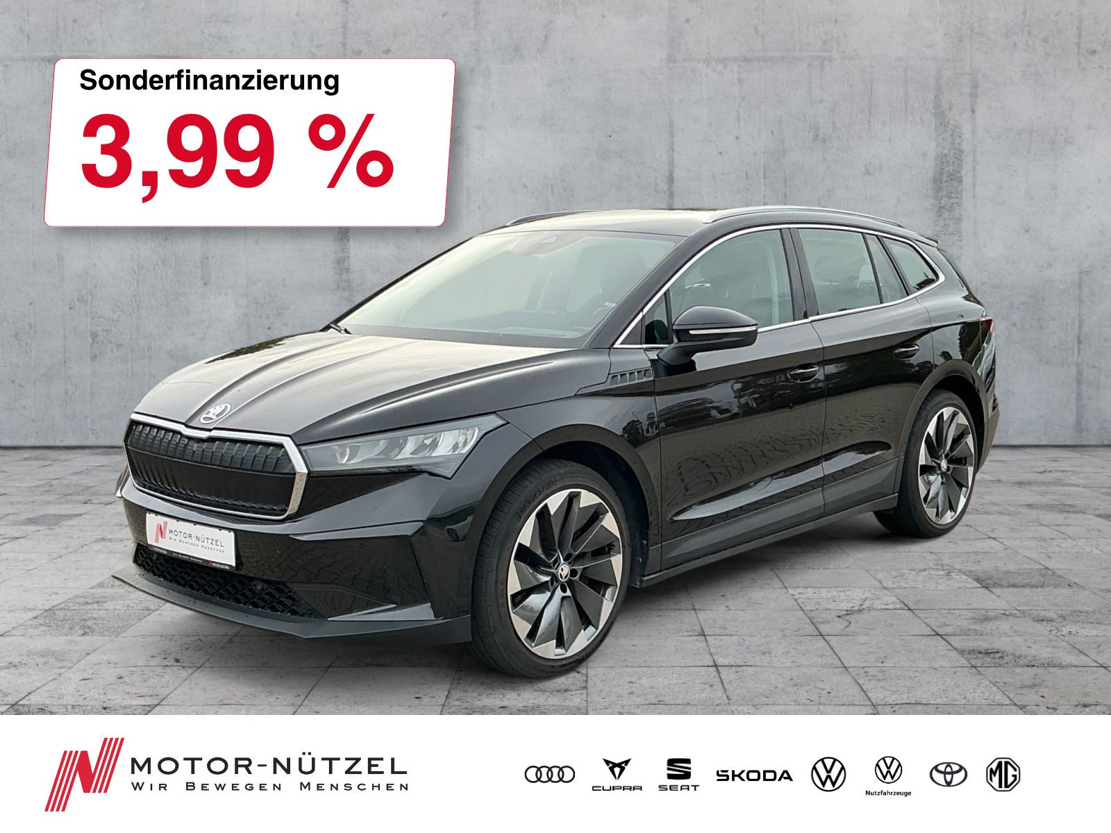 SKODA Enyaq iV 80x 4x4 LOFT LED+NAVI+AHK+ACC+HuD+21Z.
