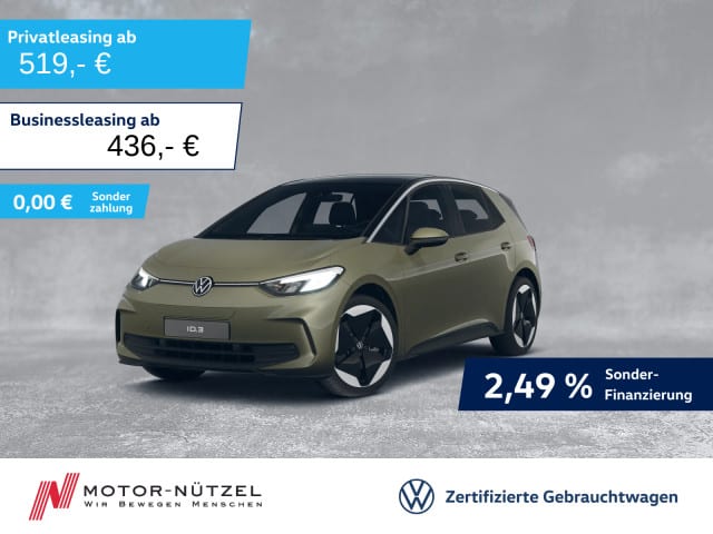 VW ID.3 170kw Pro S 5JG+LED+NAVI+AHK+HuD+WäPu+20Z.