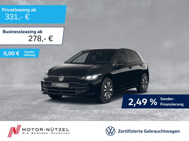 VW Golf VIII 2.0 TDI DSG GOAL 5JG+APP+AHK+STHZG+HuD
