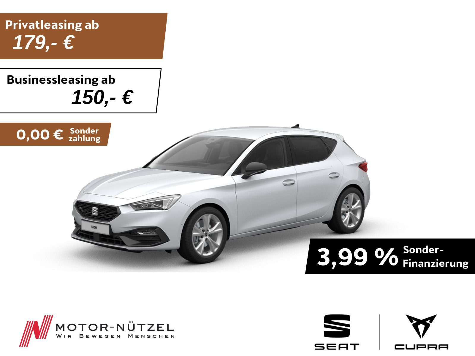 SEAT Leon 1.5 eTSI DSG FR-LINE MATRIX+NAV+APP+ACC+SHZ