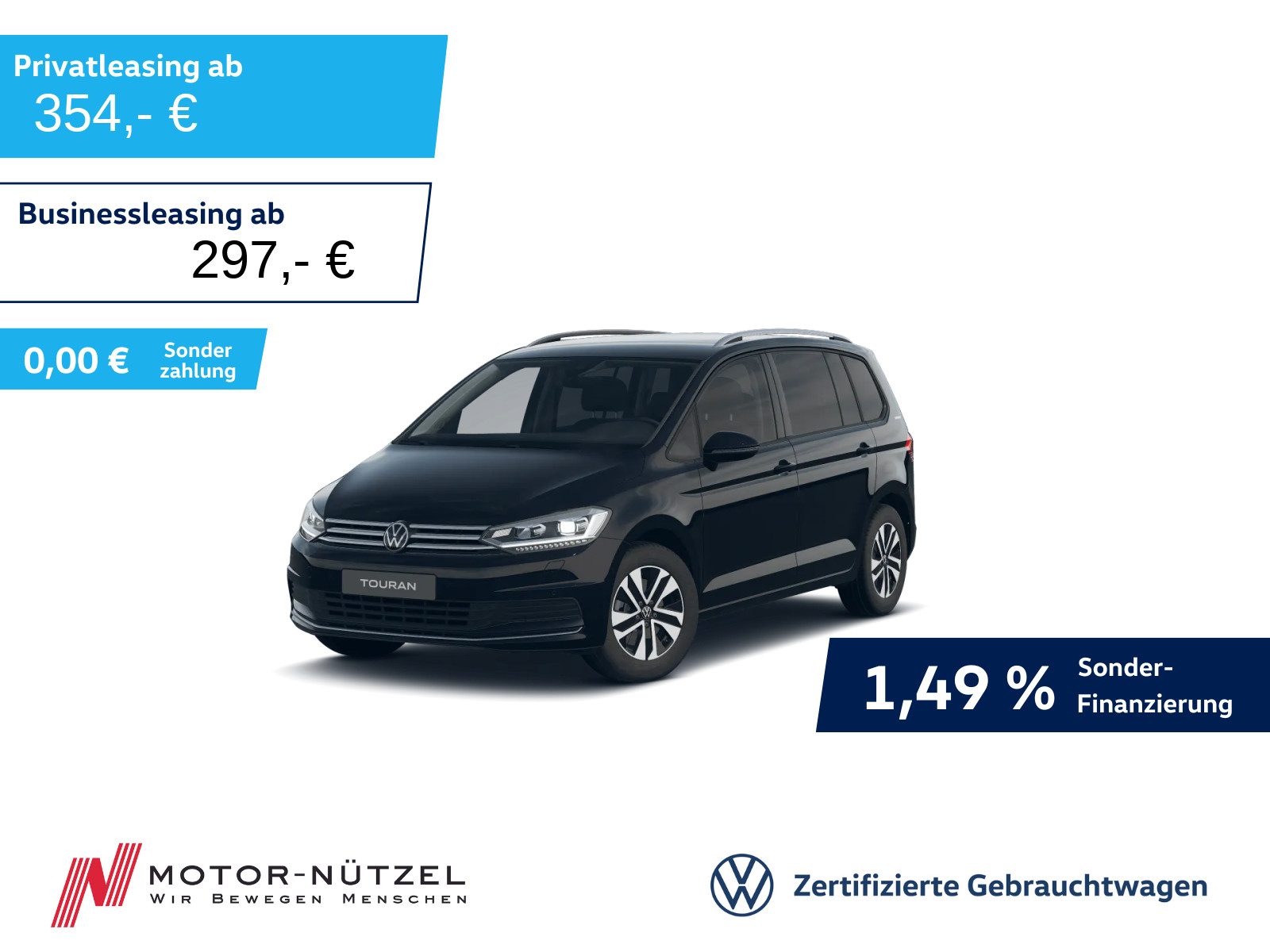 VW Touran 1.5 TSI DSG ENERGY MATRIX+NAVI+AHK+7SITZE