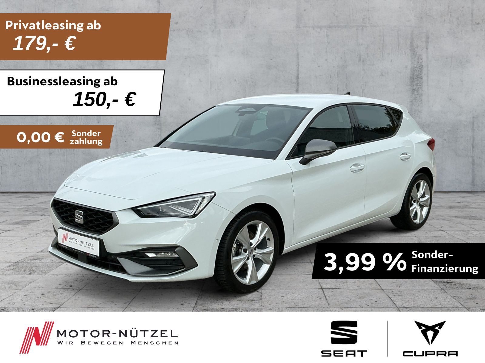 SEAT Leon 1.5 eTSI DSG FR-LINE MATRIX+NAV+APP+ACC+SHZ