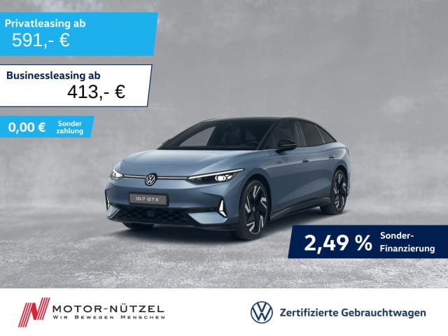 VW ID.7 GTX 4M 5JG+NAVI+AHK+PANO+HARMAN+HuD+360°