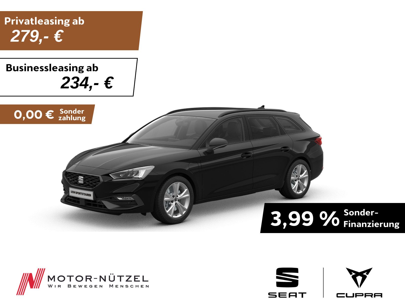 SEAT Leon ST 1.5 eHybrid LED+NAVI+APP+ACC+SHZ+RFK+PLA