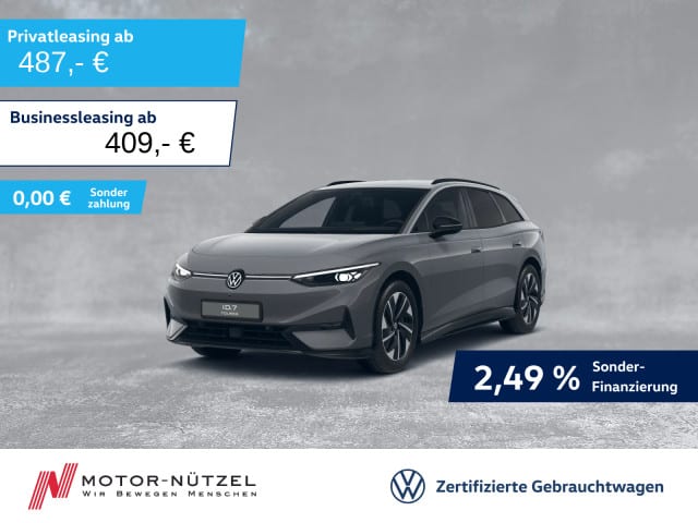 VW ID.7 Tourer PRO MATRIX+NAVI+AHK+ACC+WäPu+HuD+19Z