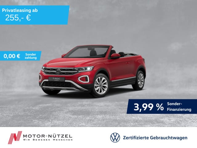 VW T-Roc Cabriolet 1.0 TSI STYLE 5JG+NAV+STDHZG+ACC