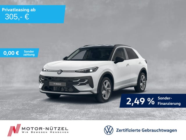 VW T-Roc 1.5 eTSI DSG LIFE 5JG+LEDplus+NAVI+ACC+SHZ