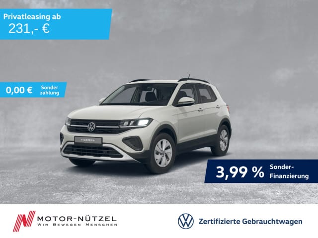 VW T-Cross 1.0 TSI LIFE 5JG+LED+NAVI+AHK+ACC+SHZ