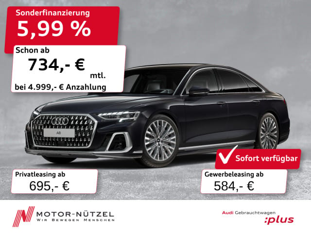 AUDI A8 60 TFSI e QU MATRIX+NAVI+HuD+AIR+ACC+PANO+20"