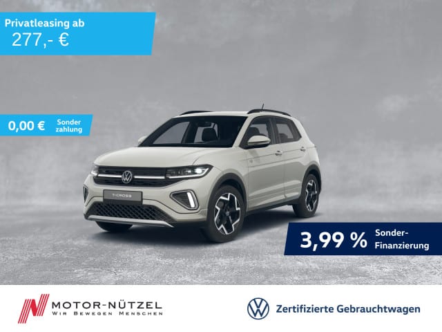 VW T-Cross 1.0 TSI R-LINE 5JG+MATRIX+NAVI+AHK+ACC