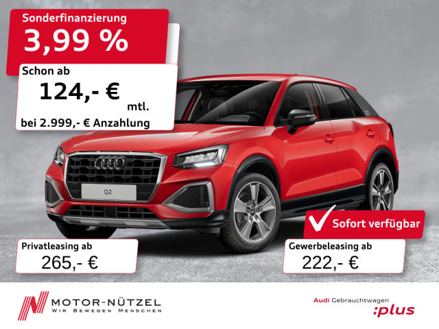 AUDI Q2 30 TDI ADVANCED LED+RFK+GRA+SHZ+AHK+18"LM