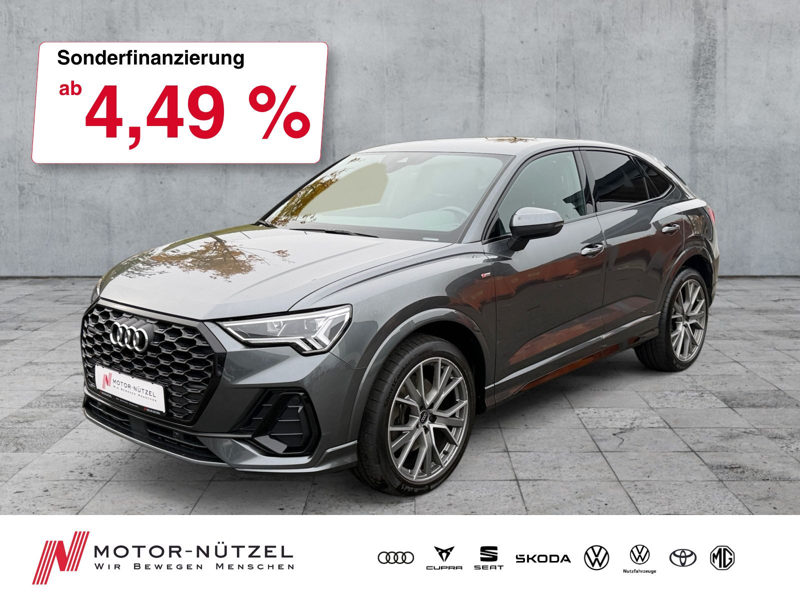 AUDI Q3 Sportback 40 TFSI QU S-TR S-LINE LED+NAVI+AHK