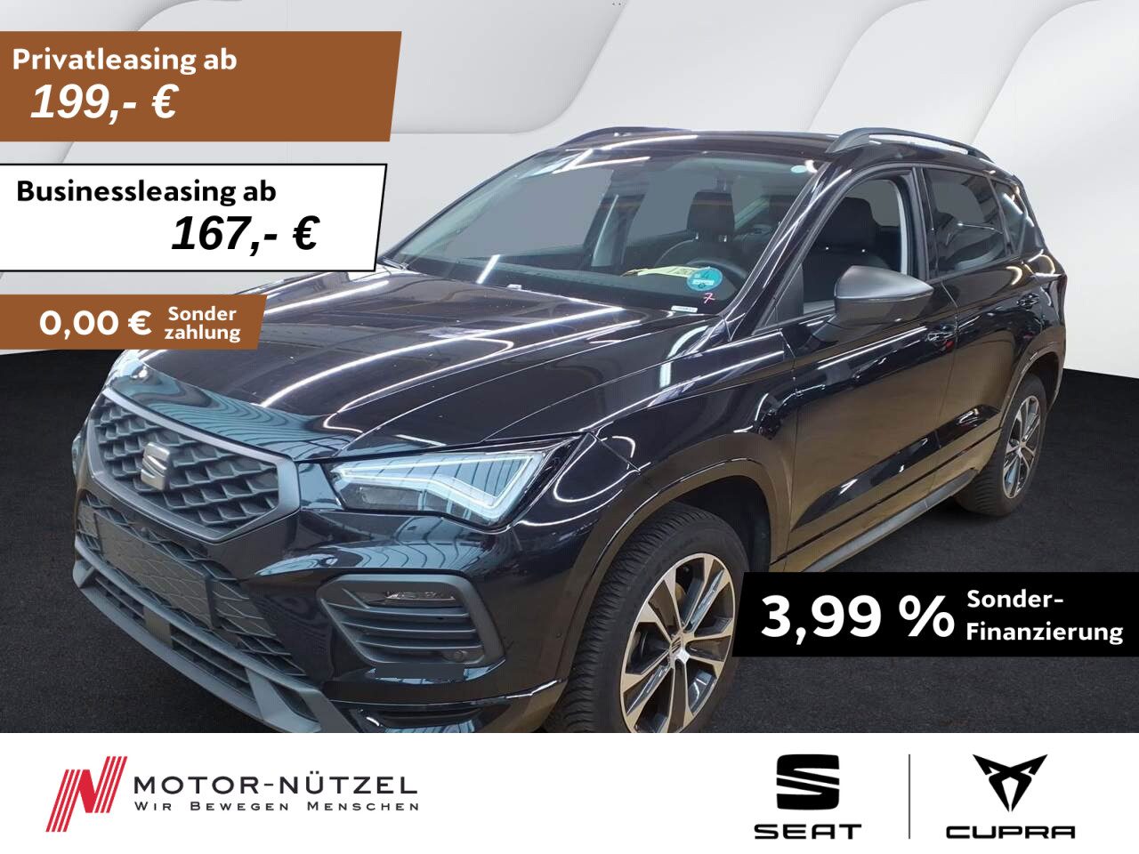 SEAT Ateca 1.5 TSI DSG FR-LINE LED+NAVI+ACC+SHz+AHK