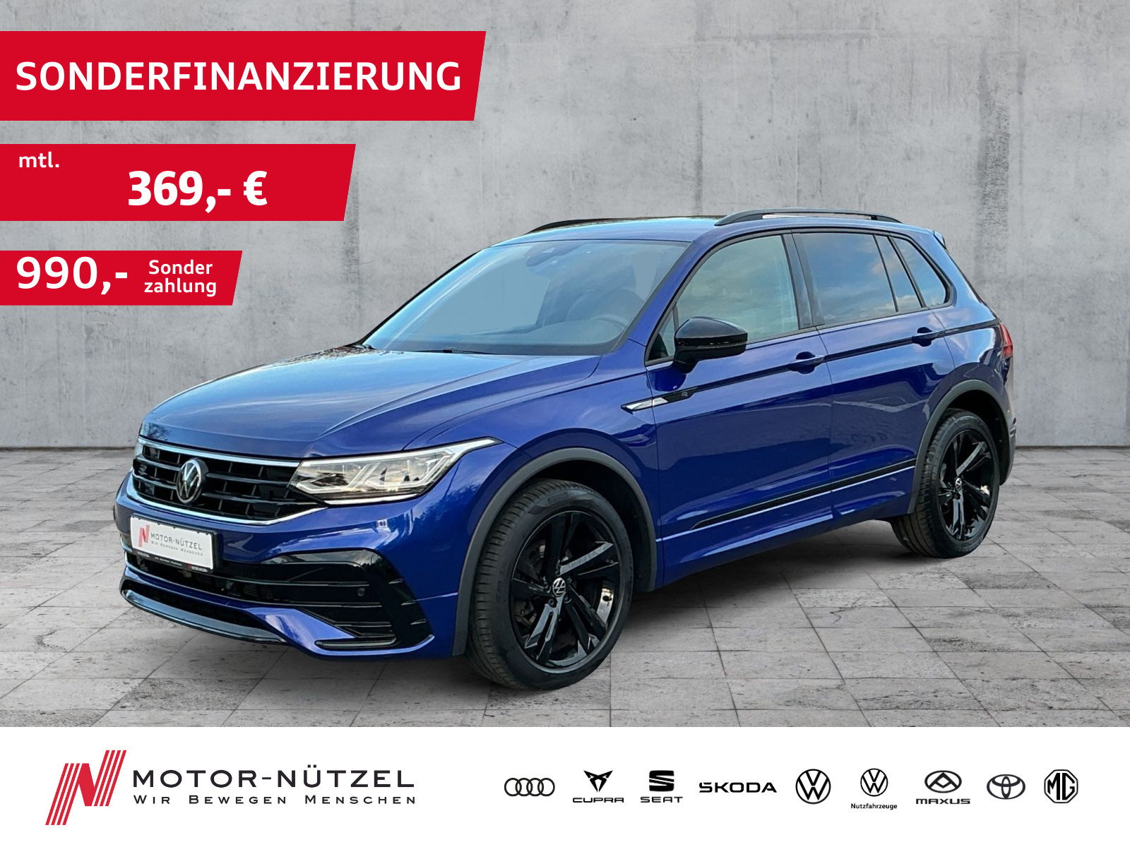 VW Tiguan 2.0 TDI DSG R-LINE 5JG+MATRIX+NAV+ACC+RFK