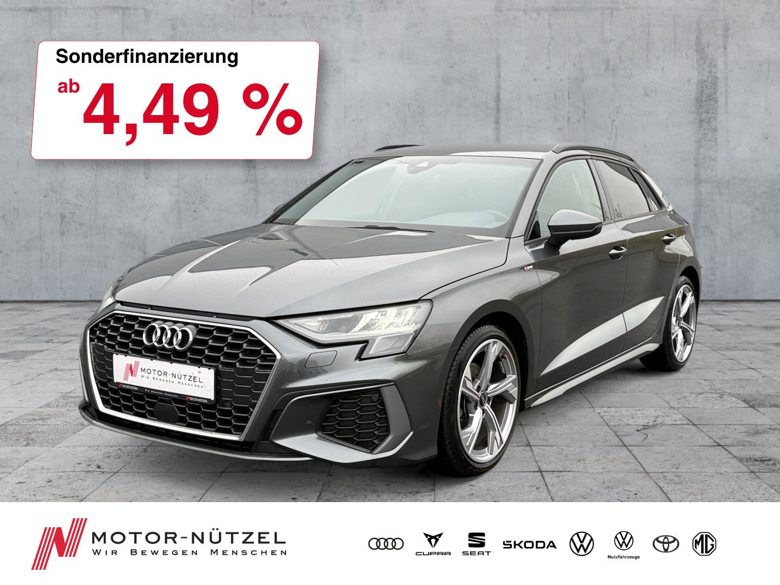 AUDI A3 Sportback 30 TDI S-TR S-LINE RFK+ACC+SHZ+18"