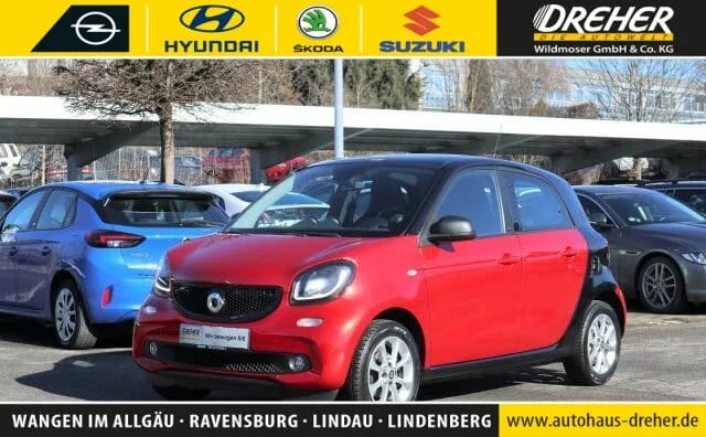 SMART forfour passion (66kW) Pano.-Dach/Klima/Sitzhzg.