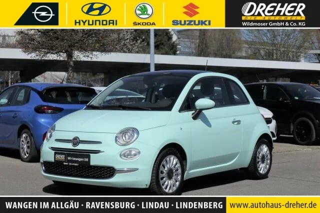 FIAT 500 TwinAir Turbo Lounge Pano.-Dach/Klima/BC