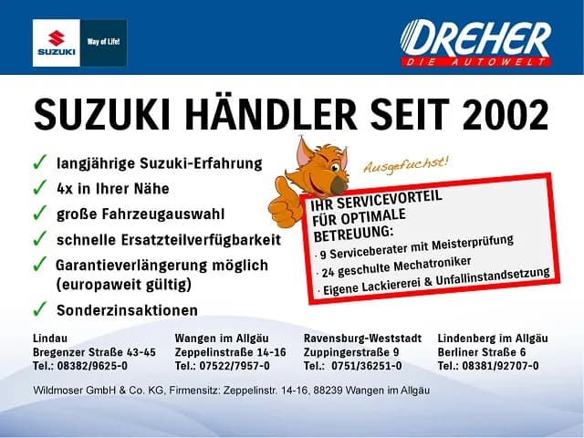 SUZUKI Swift Comfort/AUTOMATIK/NAVI/ACC/MET/SITZHEIZUNG – Bild 3